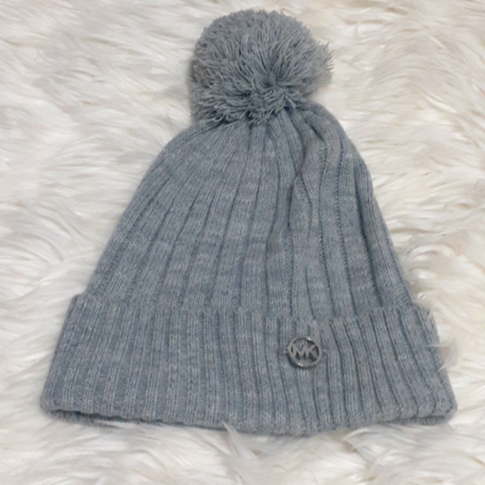 MICHAEL Michael Kors Silver Gray Beanie